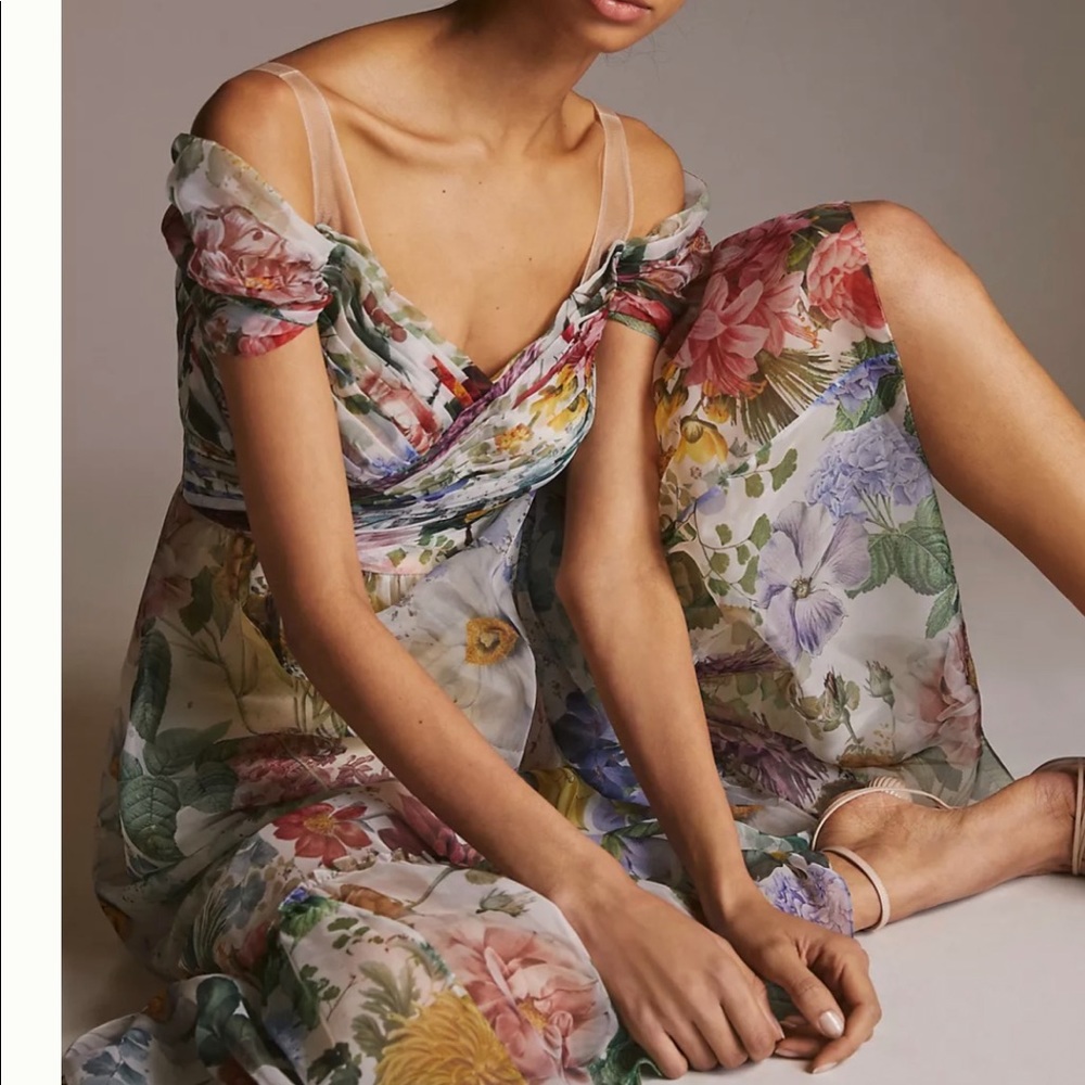 Johnny Was long floral dress
